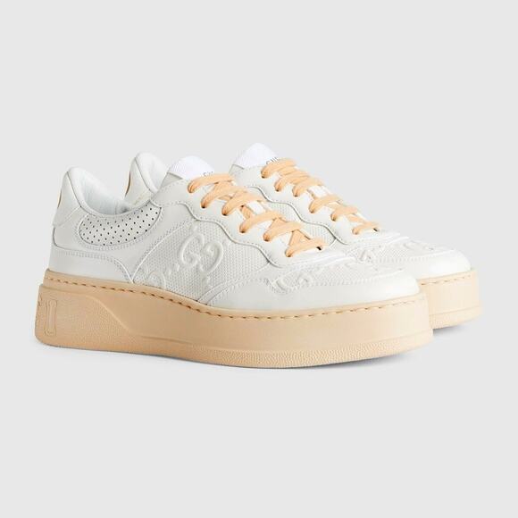 GUCCI GG Embossed Sneaker | SLIGHTLY USED - Picture 1 of 14